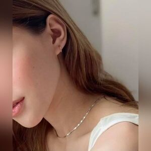 Elegant Gold and Silver Huggie Hoop Earrings 925